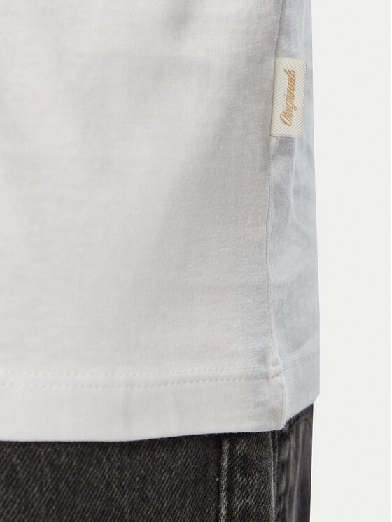 Jack & Jones Jack & Jones T-Shirt Cassis 12295049 Weiß Regular Fit