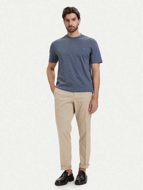 BOSS BOSS T-Shirt C-Taut 01 50555844 Granatowy Regular Fit