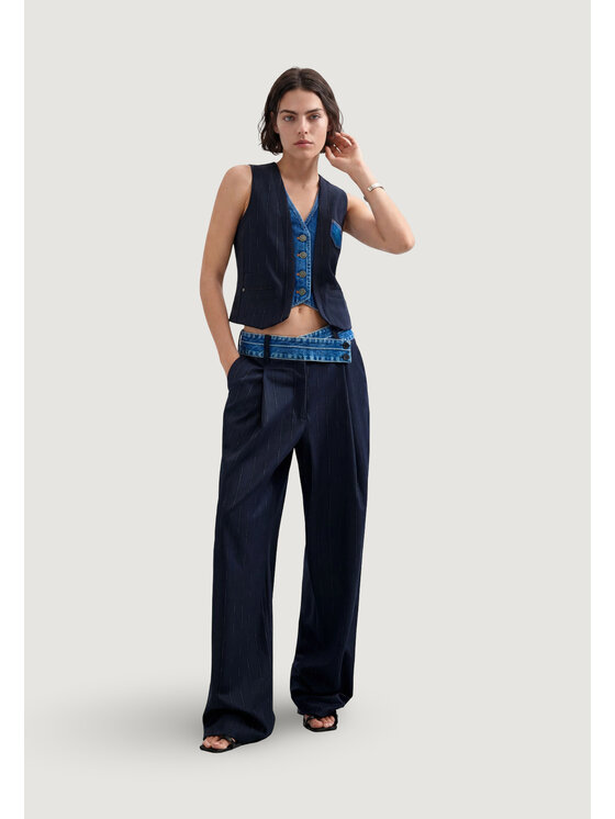 Desigual Desigual Pantaloni chino PANT_LAILA Blu Casual Fit