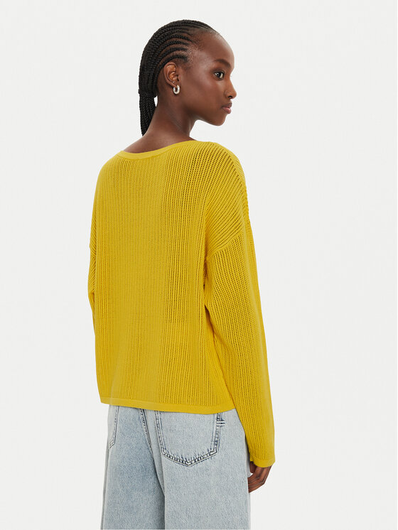 Sisley Sisley Pullover 17Q3M104X Gelb Regular Fit