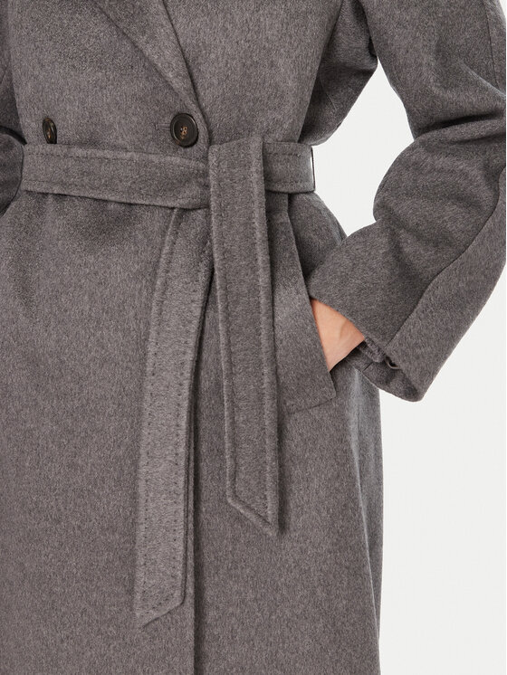 Weekend Max Mara Weekend Max Mara Cappotto di transizione Cascia 2525016072 Grigio Regular Fit