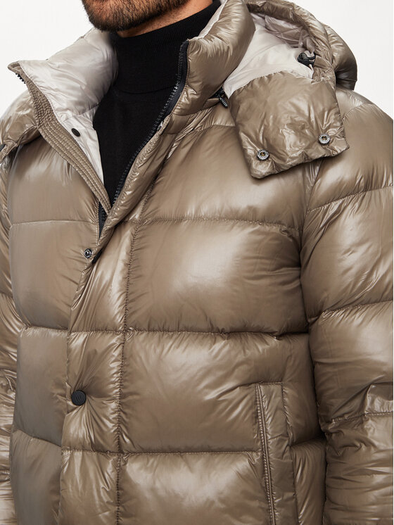 Hetregó Hetregó Пухено яке Felix 8N563 Бежов Regular Fit