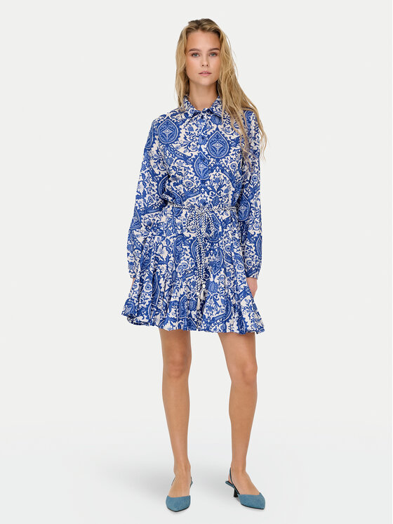 ONLY ONLY Krekla kleita Lumina 15305484 Zils Regular Fit