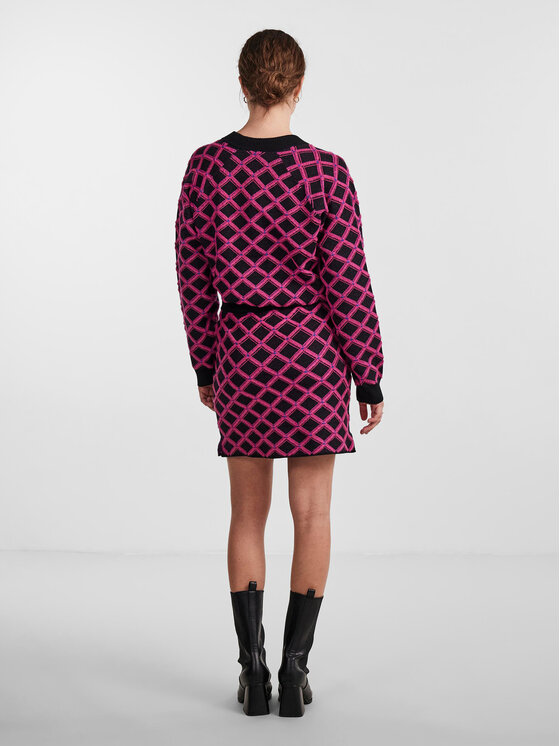 YAS YAS Suknja olovka 26031041 Ružičasta Slim Fit