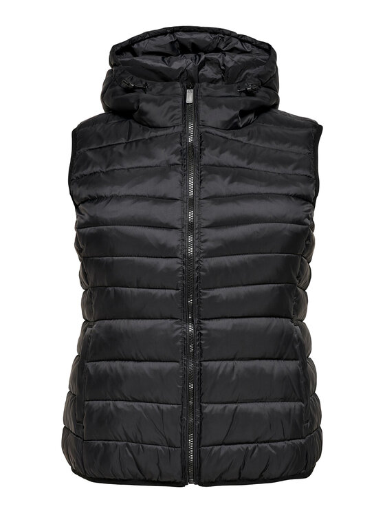 ONLY Carmakoma ONLY Carmakoma Αμάνικο Μπουφάν 15305695 Μαύρο Regular Fit