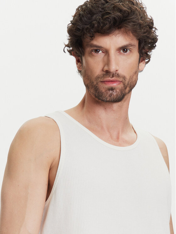 Gap Gap Tank top marškinėliai 768254-00 Écru Regular Fit