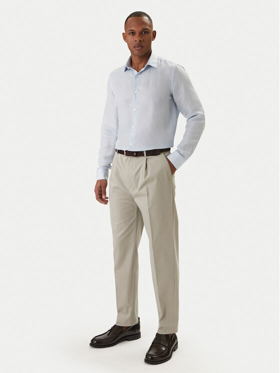 Calvin Klein Calvin Klein Košulja LV019EU121 Svijetloplava Regular Fit