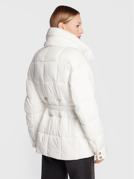 PINKO PINKO Giubbotto invernale Olga 1G18JC A082 Bianco Relaxed Fit