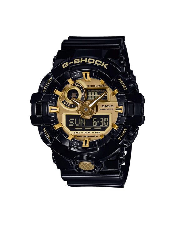 G-Shock Hodinky GA-710GB-1AER Čierna