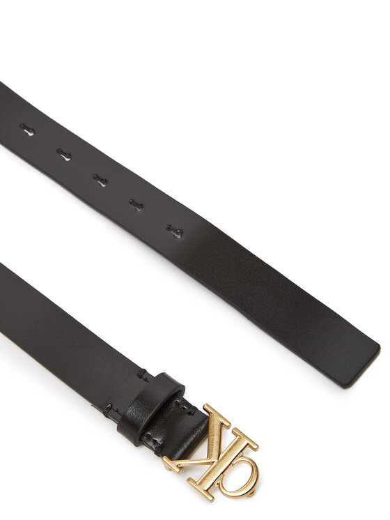 Calvin Klein Calvin Klein Ζώνη Γυναικεία Monogram Plaque Buckle 25Mm LV04K7017G Μαύρο