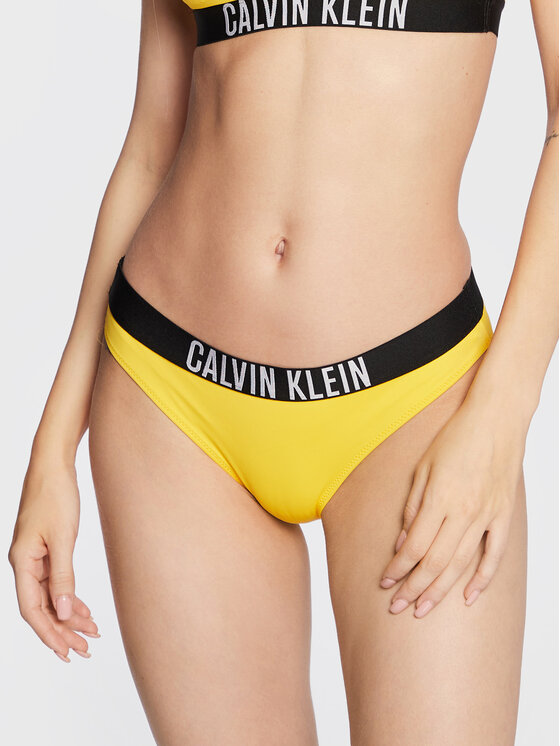 Calvin Klein Swimwear Bikini partea de jos Intense Power KW0KW01728 Galben