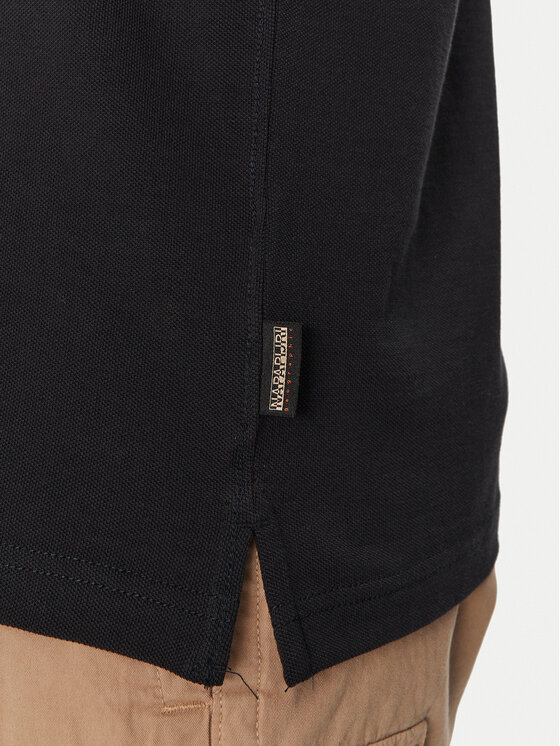 Napapijri Napapijri Polo särk E-Clanis NP0A4ID39411 Must Regular Fit