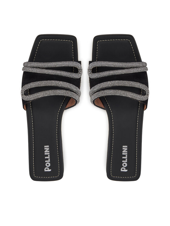 Pollini Pollini Klapki SA28071C1MTA0000 Czarny