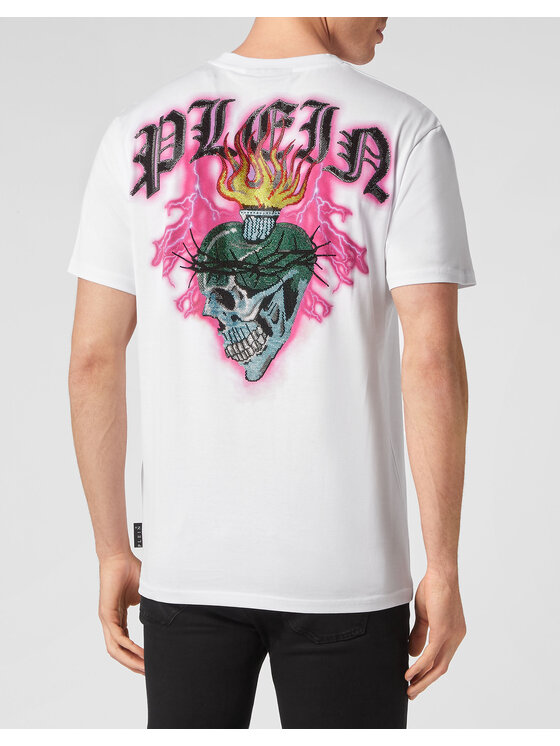 PHILIPP PLEIN PHILIPP PLEIN T-shirt 1885 Bianco Regular Fit