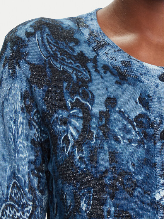 Desigual Desigual Cardigan Kassidy 25WWJF12 Blu Regular Fit