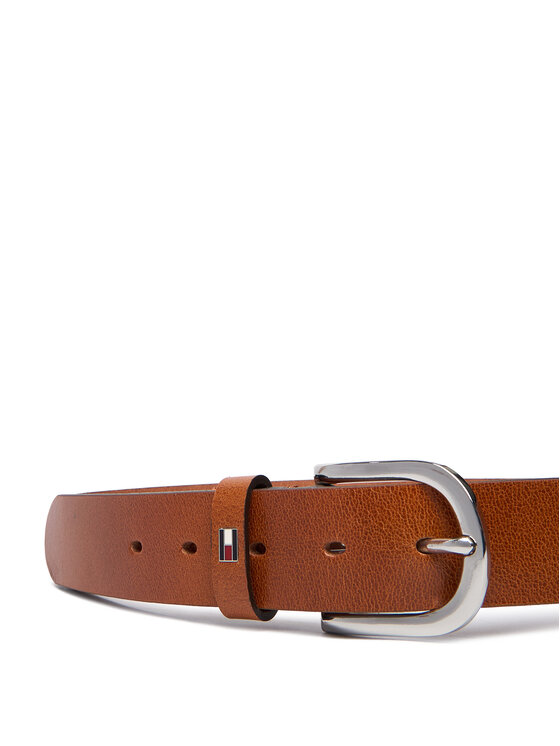 Tommy Hilfiger Tommy Hilfiger Dámský pásek New Danny Belt WW0WW11590 Hnědá