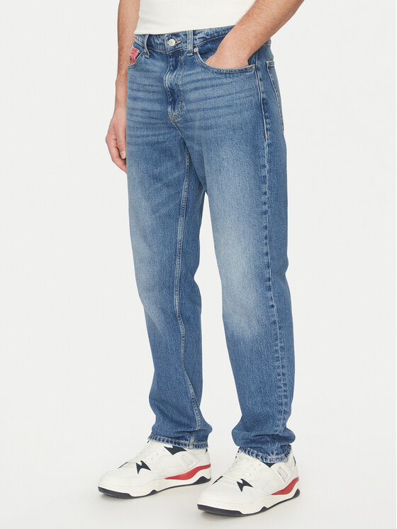 Tommy Jeans Džínsy Ryan DM0DM21858 Modrá Slim Fit