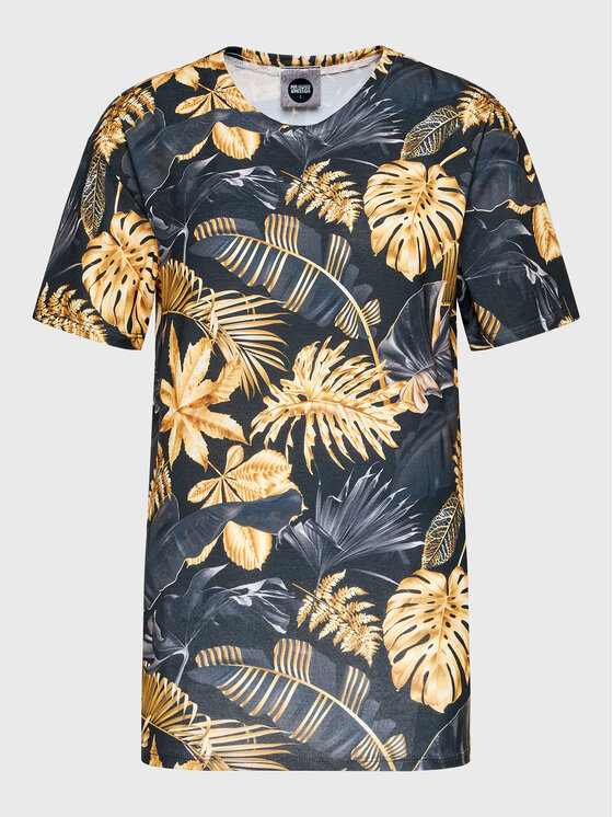 T-shirt Unisex Golden Tropic Multicolore Regular