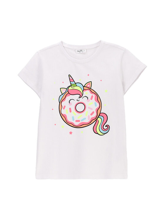 Coccodrillo Coccodrillo Marškinėliai WC5143210VGD Balta Regular Fit