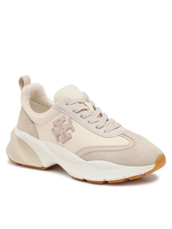 Tory Burch Sneakers Good Luck Trainer 83833 Ecru Modivo
