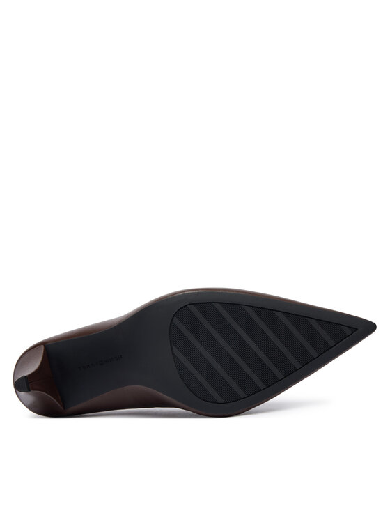 Tommy Hilfiger Tommy Hilfiger Lodičky Th Smooth Leather Pump FW0FW08960 Hnedá
