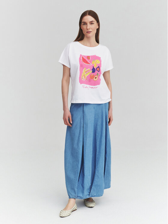 TATUUM TATUUM T-Shirt NILS 1 Biały Classic Fit