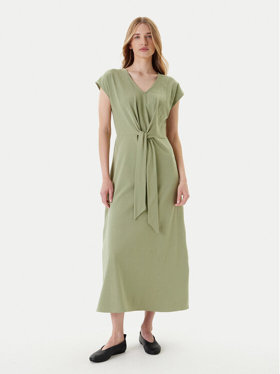 United Colors Of Benetton United Colors Of Benetton Ljetna haljina 3FJHDV01T Zelena Regular Fit