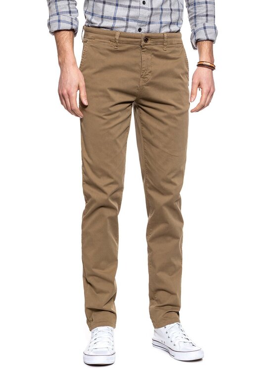 Mustang Mustang Pantaloni chino CIGARETTE CHINO Giallo Slim Fit