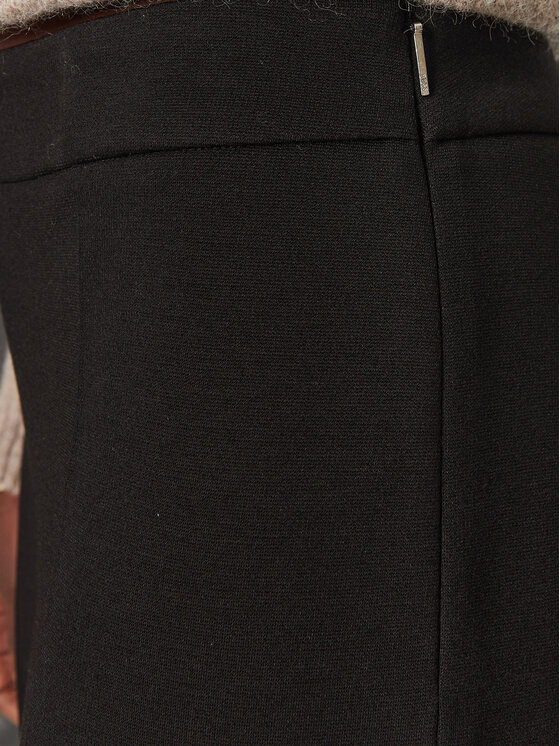 BOSS Boss Medžiaginės kelnės Tilunara 50490056 Juoda Regular Fit