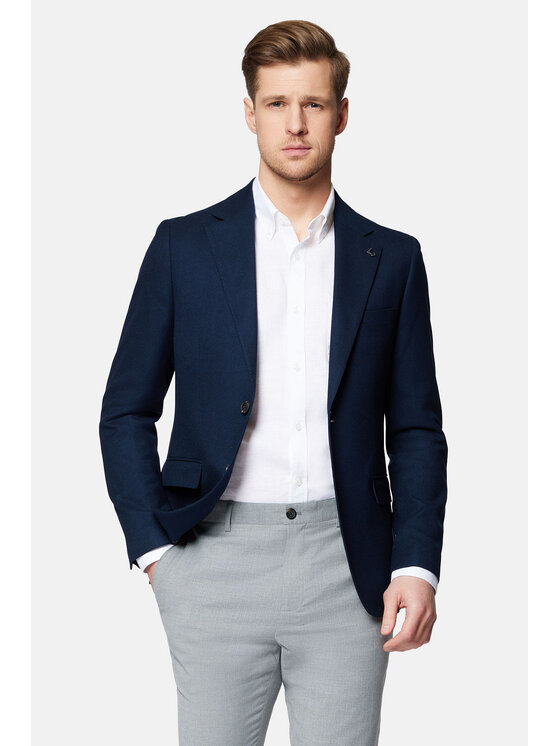 Lancerto Lancerto Marynarka Yakima MA131124000002 Granatowy Slim Fit