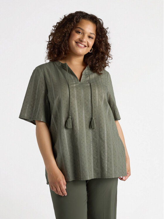 Fiorella Rubino Fiorella Rubino Blusa 2795T002296N035 Verde Regular Fit