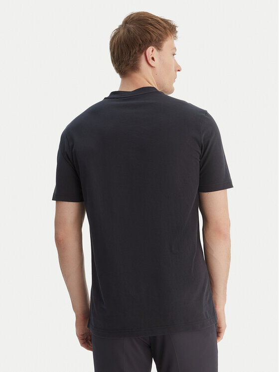 BOSS BOSS Majica TS_Terrace Logo 50559361 Mornarsko modra Regular Fit