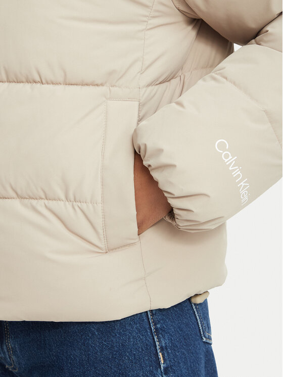 Calvin Klein Jeans Calvin Klein Jeans Зимно яке LV047H506G Бежов Regular Fit