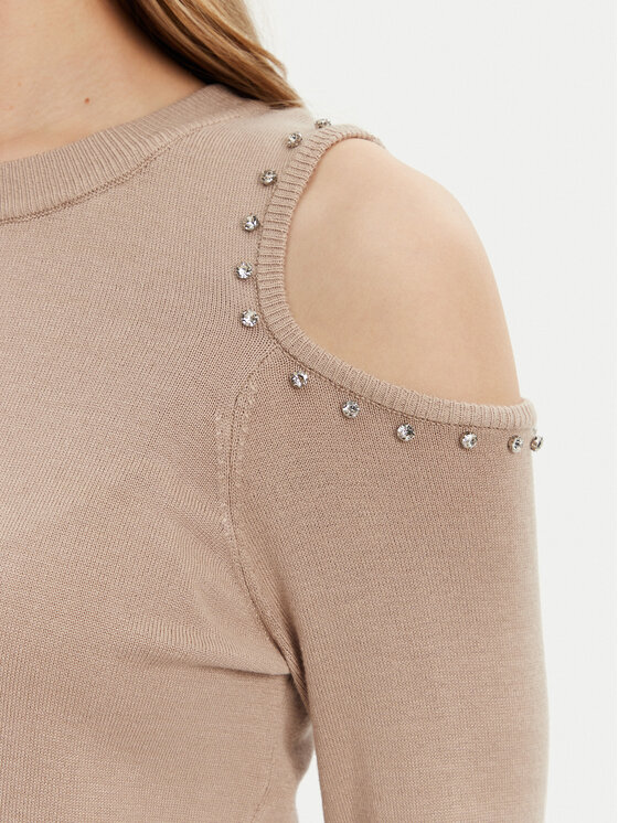 ONLY ONLY Пуловер Gila 15339512 Бежов Regular Fit