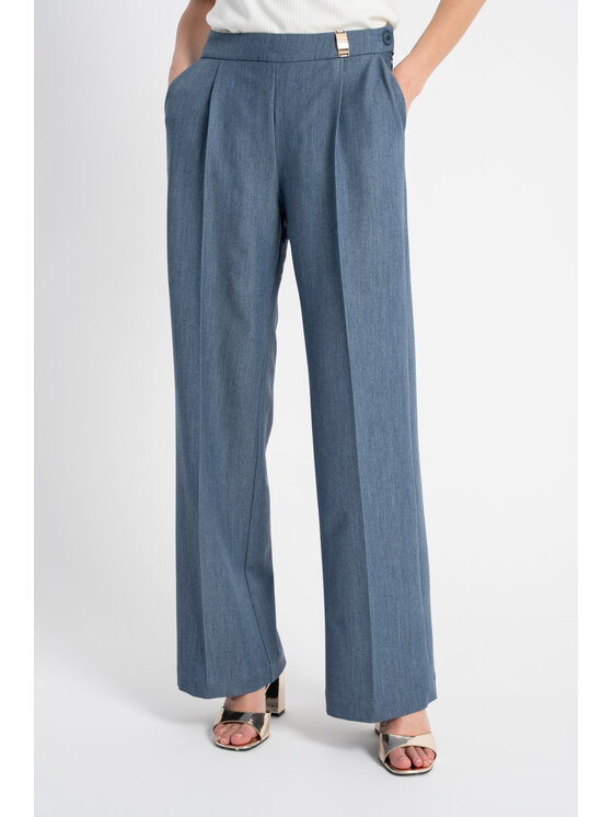 CLICK CLICK Παντελόνι υφασμάτινο 30-403 Μπλε Regular Fit