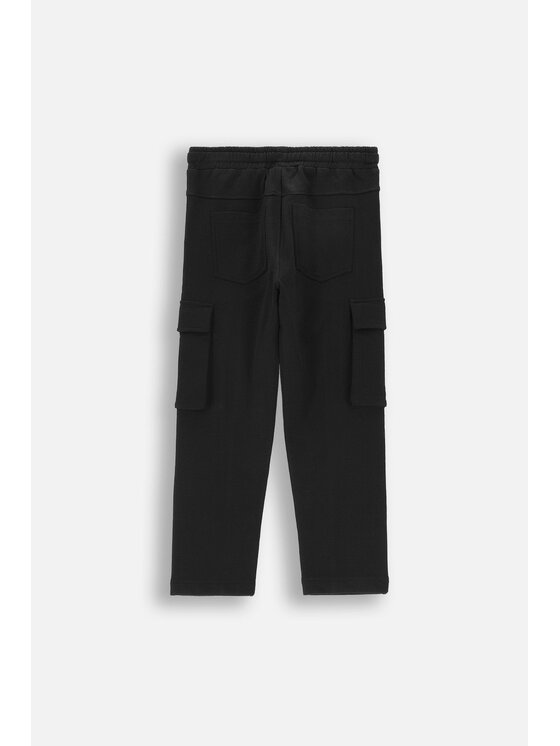 Coccodrillo Coccodrillo Spodnie dresowe ZC4120103FBK-021 Czarny Regular Fit