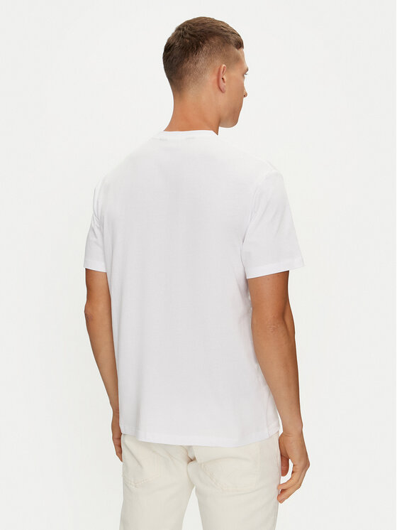 Just Cavalli Just Cavalli T-Shirt 76OAHC17 Biały Regular Fit