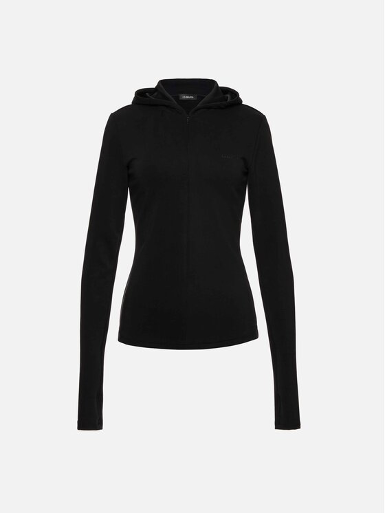 La Mania La Mania Felpa MANDIE Nero Basic Fit