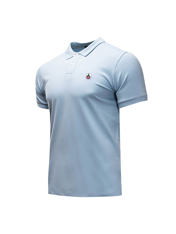 Jott Jott Polo SS24MPOL10-10B_3XL Niebieski Regular Fit