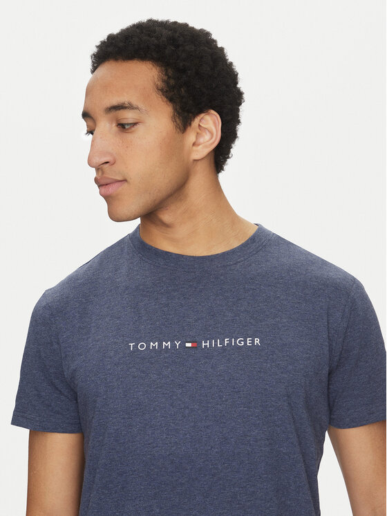 Tommy Hilfiger Tommy Hilfiger T-krekls UM0UM03525 Tumši zils Regular Fit