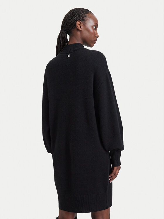 HUGO HUGO Трикотажна сукня Sorelleny 50571230 Чорний Oversize