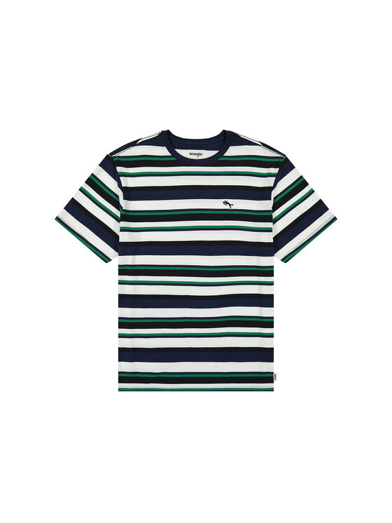 Wrangler Wrangler T-shirt SS STRIPE TEE Multicolore Regular Fit