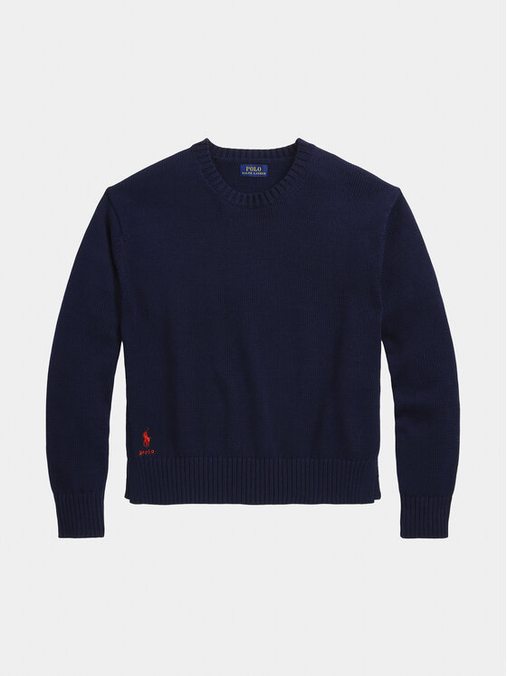 Polo Ralph Lauren Polo Ralph Lauren Sweater Cn Po 211898583004 Sötétkék Regular Fit
