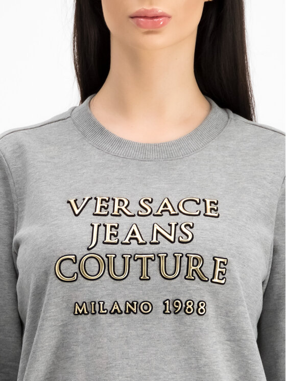 Versace Jeans Couture Versace Jeans Couture Felpa B6HUA774 Grigio Regular Fit