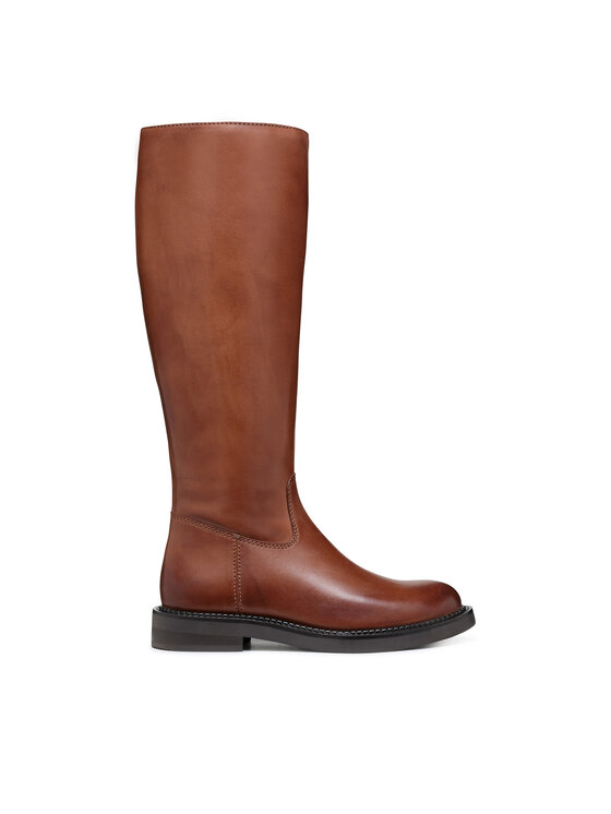 Geox Oficerki D Serilda D46WYA 00043 C6002 Brązowy