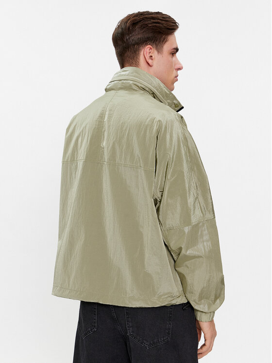 Calvin Klein Jeans Calvin Klein Jeans Prechodná bunda Utility Track Jacket J30J324663 Zelená Regular Fit
