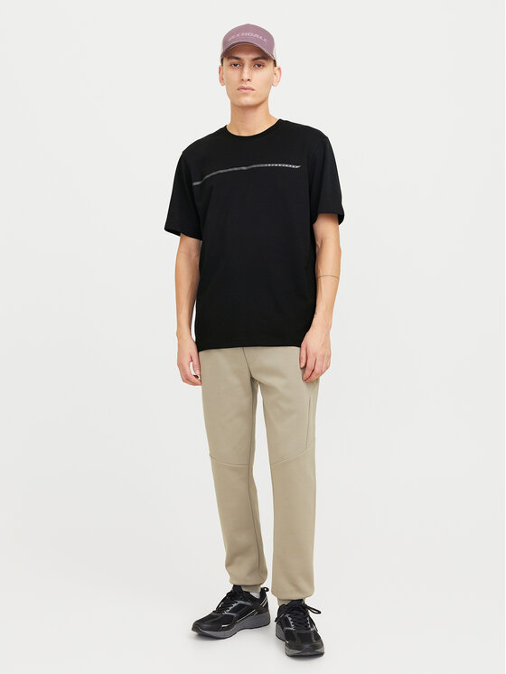 Jack & Jones Jack & Jones Póló Fusion 12273120 Fekete Regular Fit