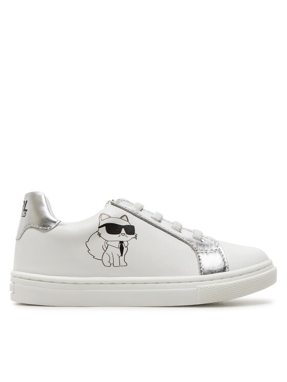 Karl Lagerfeld Kids Sneakersy Z30321 Biela