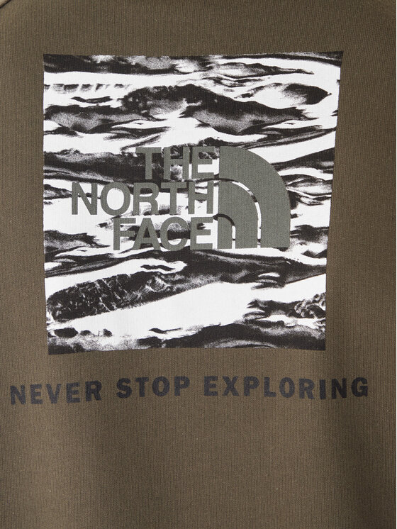 The North Face The North Face Bluza Edge Of Light NF0A8E3K Zielony Regular Fit