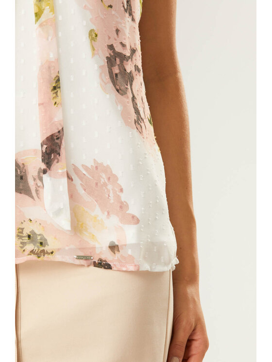 QUIOSQUE QUIOSQUE Halenka 2LY002 Écru Regular Fit